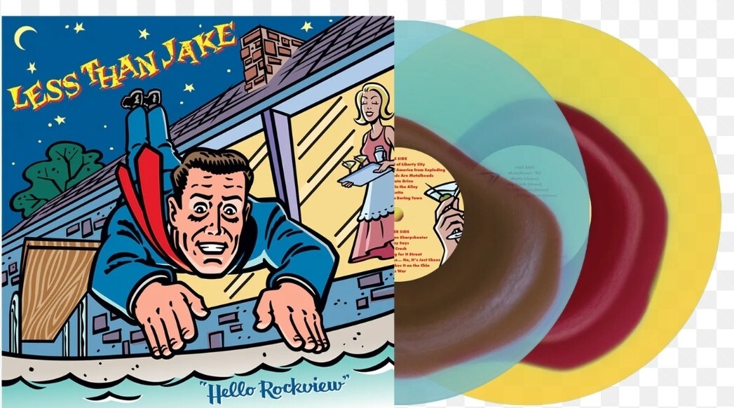 Less Than Jake-Hello Rockview 2LP 25th Anniversary Yellow/Red