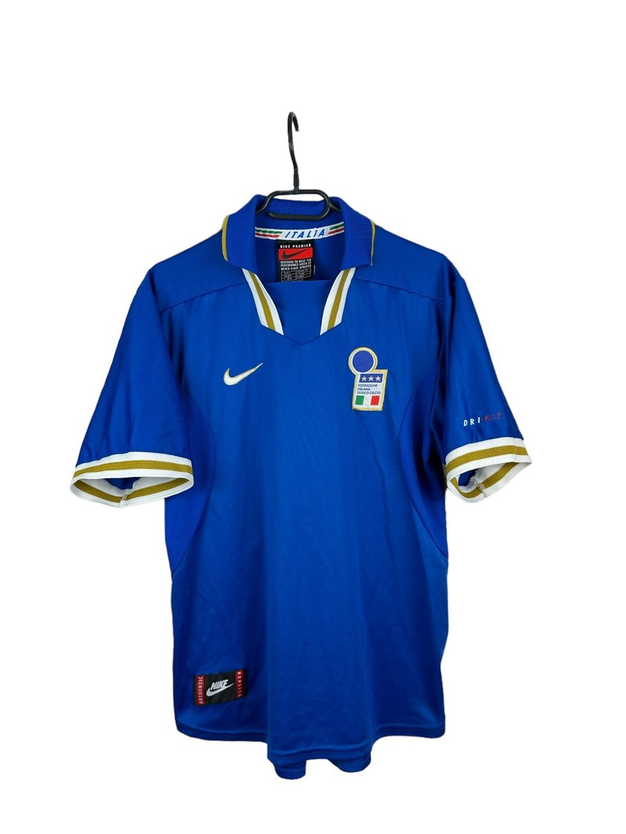 Italy Home football shirt 1996 Soccer Nike Jersey Rare Maglia Size