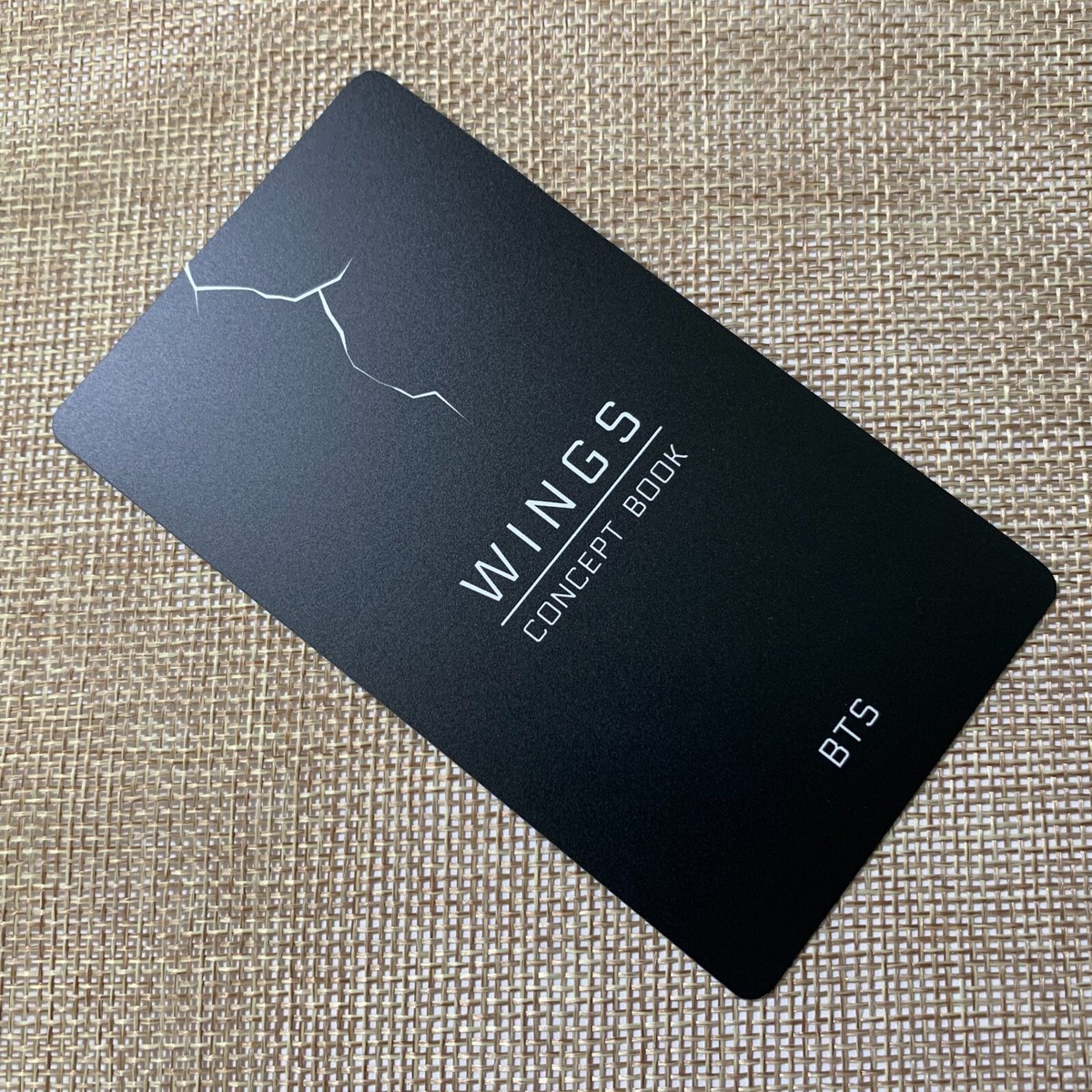 BTS SUGA [ THE WINGS Concept Book ] Official Lenticular Photocard