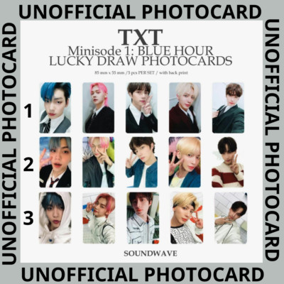 UNOFFICIAL] TXT MINISODE 1: BLUE HOUR LUCKY DRAW SOUNDWAVE SW