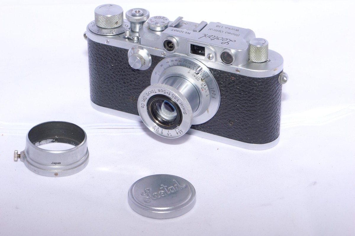 Leotax D IV rangefinder camera. circa 1950 MIOJ. Tokyo Opt. 5cm