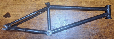 Black Fit Bike Co. BMX Bike Frame 21.25 Inch TT (Cult, S&M, Primo