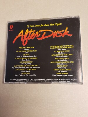 16 Love Songs For Those Hot Nights AFTERDUSK (CD, 1986 K-Tel) | eBay