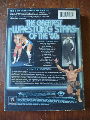 WWE WWF Greatest Stars of the 80s Wrestling 3 Disc DVD Set Hulk