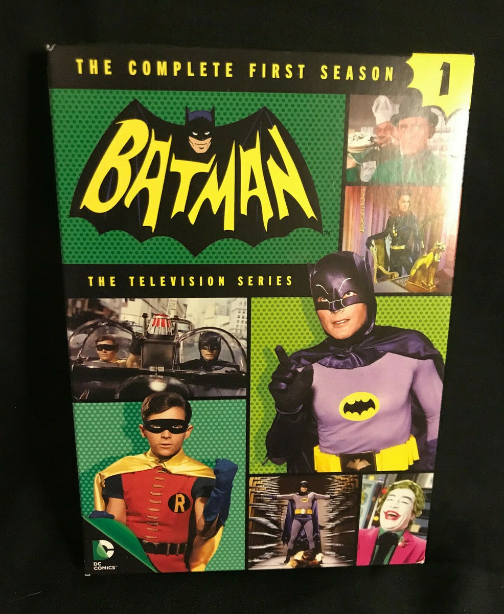 BATMAN 1966 ADAM WEST TV SERIES SEASON 1 DVD SET 2014 RELEASE