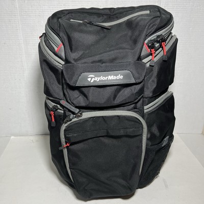 TaylorMade Golf Players Backpack In Black With Red Trim - Lots of