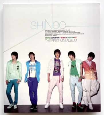 SHINee The First Mini Album Replay Korean ver. 2008 CD + 40P