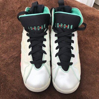 Nike Air Jordan 7 Retro Verde 705417-138 Kids Size 6.5Y Sneakers