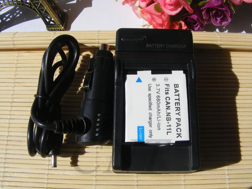 Li-ion Battery +wall car Charger For Canon IXY 650 640 630 430F