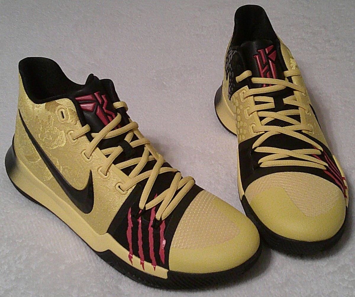Nike Kyrie 3 Mamba Mentality Bruce Lee Size 12 Basketball Shoes