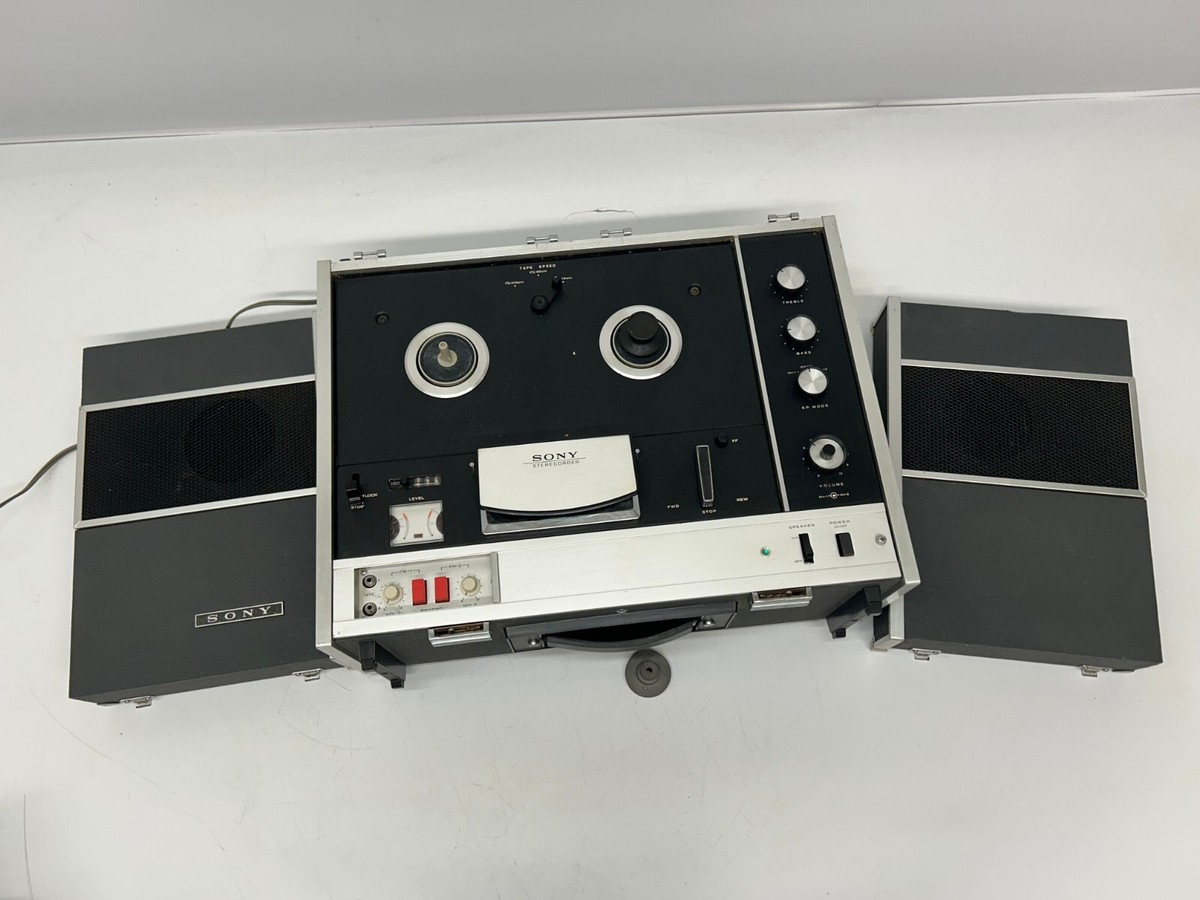Vtg Sony Tapecorder TC-530 Solid State Stereo Reel Tape Recorder