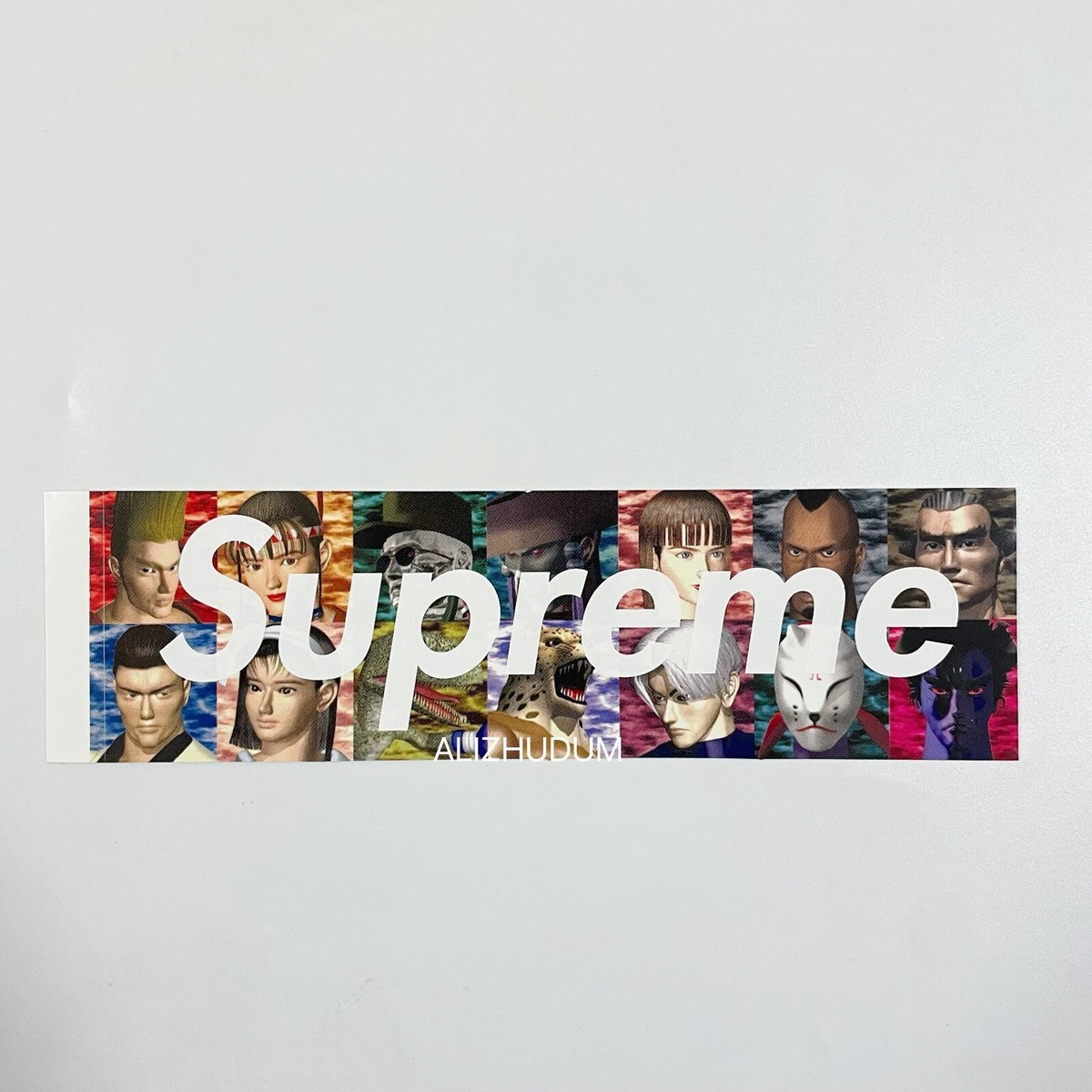 SUPREME TEKKEN BOX LOGO STICKER JAPANESE ANIME FW22 | eBay
