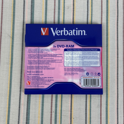 Verbatim DVD RAM Double Sided 9.4GB 240 min #95003 Hard Coat | eBay