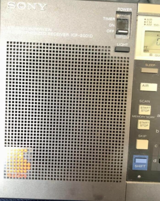 SONY ICF-2001D Multi-Band Receiver FM AM SW AIR Synchronous AM