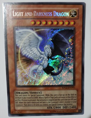 Yugioh Light And Darkness Dragon rp02-en095 Retro Pack 2 New
