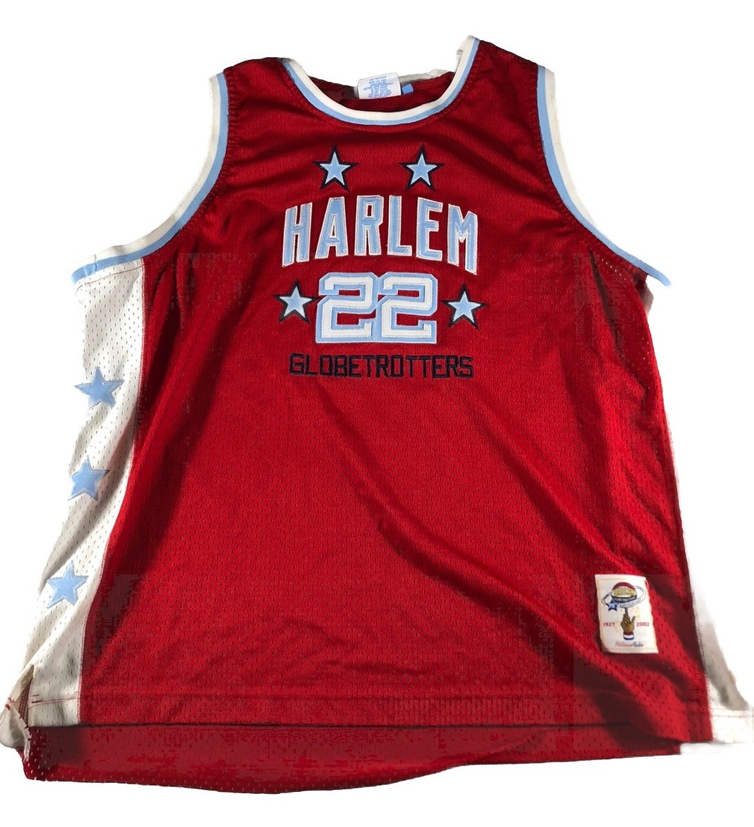 Harlem Globetrotters Jersey. Curly 22. 1927 Platinum FUBU. Men's