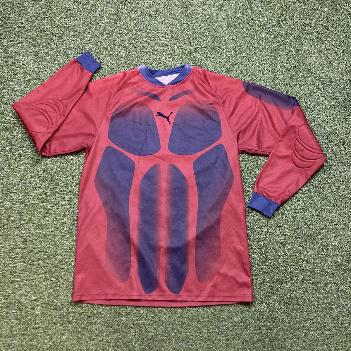Puma Jersey S Vintage 90s Y2k Goal-keeper Athletic Soccer Futbol