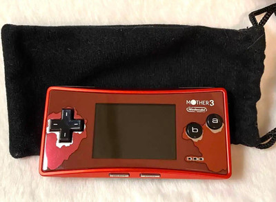 Nintendo Gameboy Micro MOTHER3 Edition w/ Software GBA Free Ship