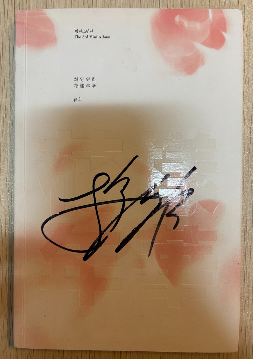 BTS JUNGKOOK JK Hyyh Pt.1 Autographed Signed Album Rare | eBay