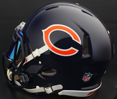 CHICAGO BEARS NFL Gameday AUTHENTIC Football Helmet w/ Eye Shield