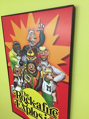 Rock-afire Explosion ® Band Poster 11x17 Showbiz pizza Officially