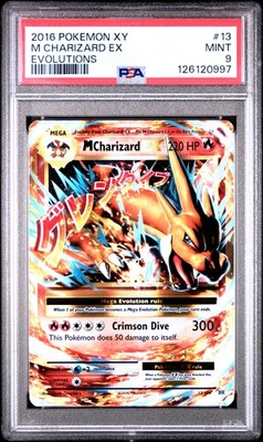2016 POKEMON XY EVOLUTIONS #13 M CHARIZARD EX PSA 9 | eBay