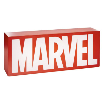 Paladone Marvel Logo Freestanding/Wall Mountable Red/White Light