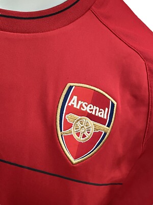 New NIKE Vintage ARSENAL FOOTBALL Training Shirt Red M | eBay