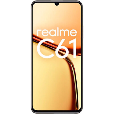 Realme C61 4G Sparkle Gold 128GB + 6GB Dual-SIM Factory Unlocked