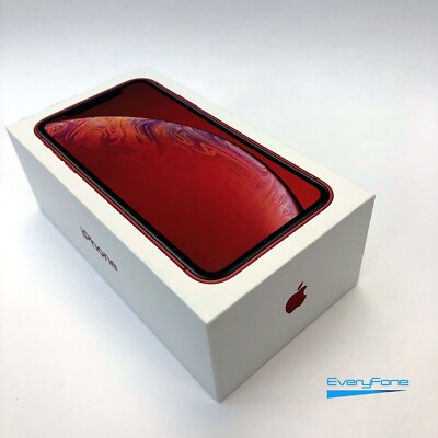 Apple iPhone XR original box only 64GB Red and Accessories | eBay