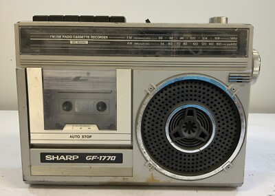 SHARP GF-1770 Monophonic Handheld Boombox Radio-N2C | eBay