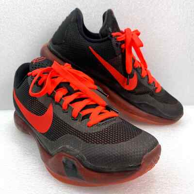 NIKE Kobe X10 705317-060 Low Bright Crimson Basketball Shoes
