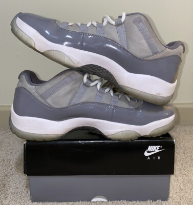 Nike Air Jordan 11 XI Retro Low Cool Grey Gray 13 White 528895-003