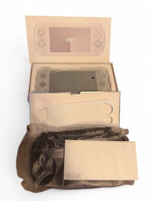 ANBERNIC RG 406H Clear Purple Handheld Game Console 8GB RAM 128GB