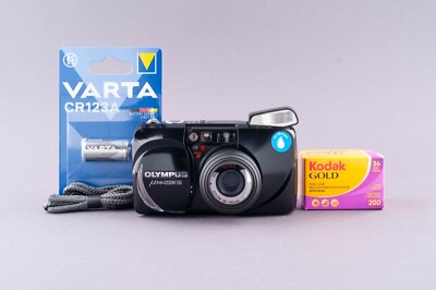 Olympus MJU Infinity Stylus Zoom 130 35mm Point & Shoot Film