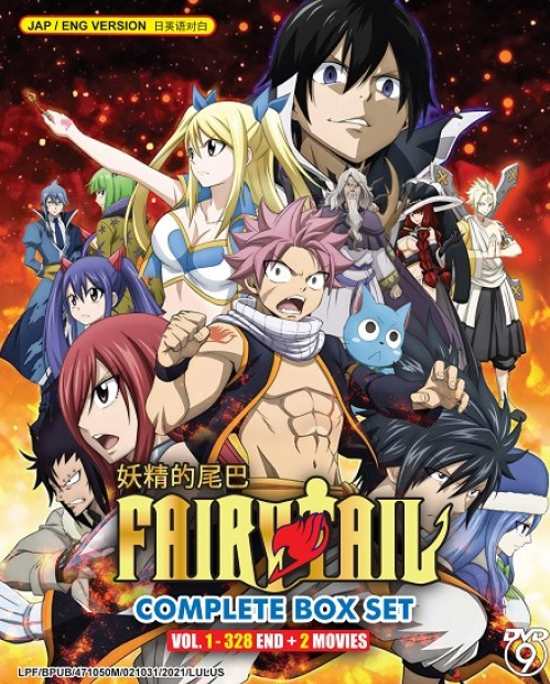 Fairy Tail Complete Box Set Vol.1-328 END Anime DVD [English Dub