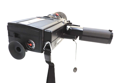 ELMO Super 8 Sound 1050S Macro Movie Camera w Case / Untested | eBay