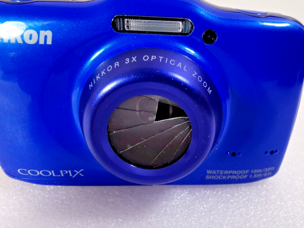 Nikon COOLPIX S32 13.2MP Digital Camera Blue | eBay