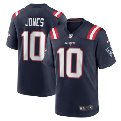 NFL Nike New England Patriots Mens Mac Jones Player Game Jersey