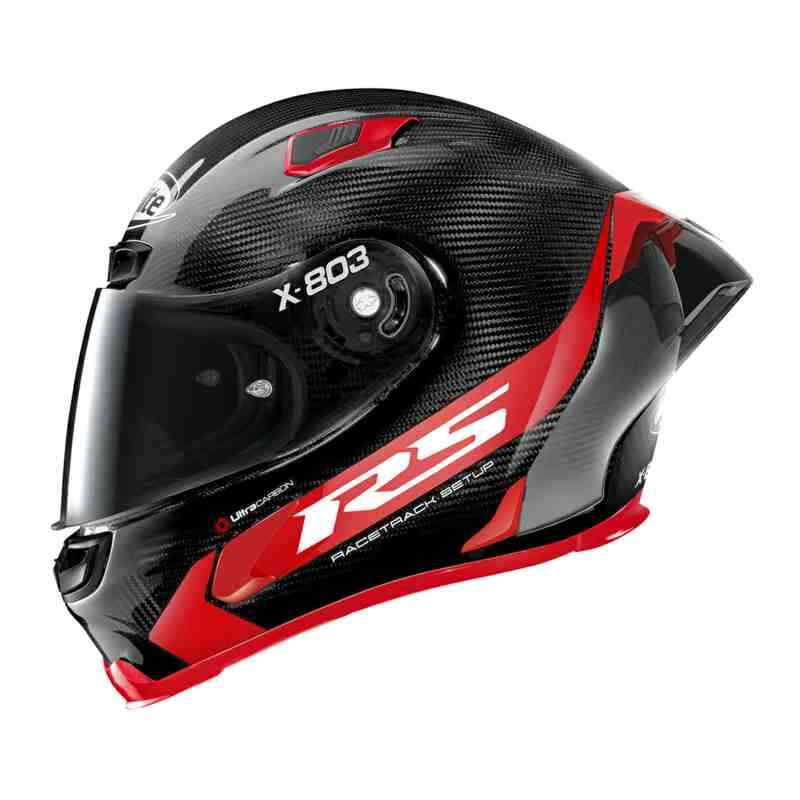 X-Lite X-803RS Ultra Carbon Puro Sport Red Race Motorcycle Helmet