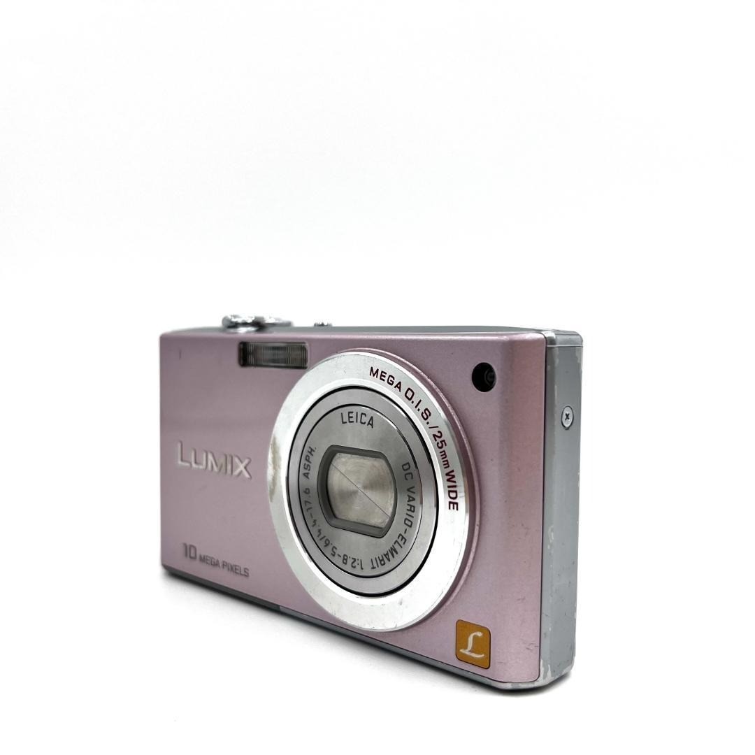 Panasonic DMC-FX35-P Digital Camera LUMIX FX35 Pink W/Box, Battery
