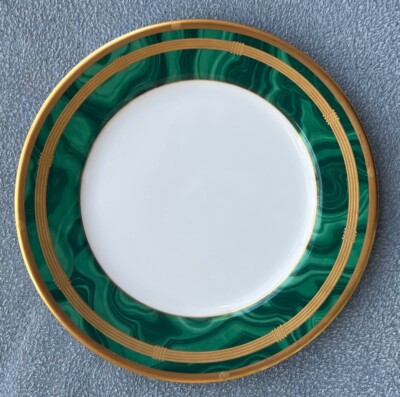 CHRISTIAN DIOR GAUDRON MALACHITE China 5 Pcs Setting Dinner Salad
