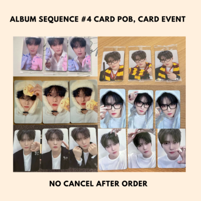 KIM JAEJOONG PLATFORM ALBUM SEQUENCE NO.4 POB EVENT WEB PHOTOCARD