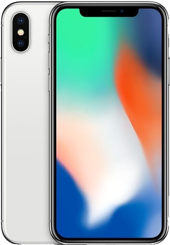 Apple iPhone X - 64GB - Silver (GSM Unlocked) A1901 *New, Original