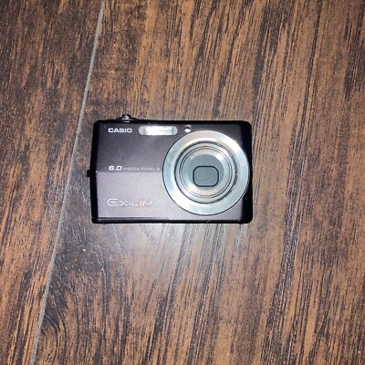 Casio EXILIM EX-Z600 6.0 Mega Pixels Digital Camera Black Tested