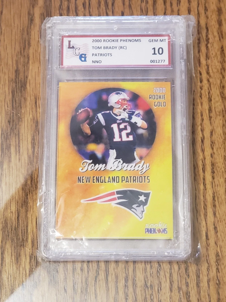 Tom Brady Football Grade 10 Rookie Sports Trading Cards