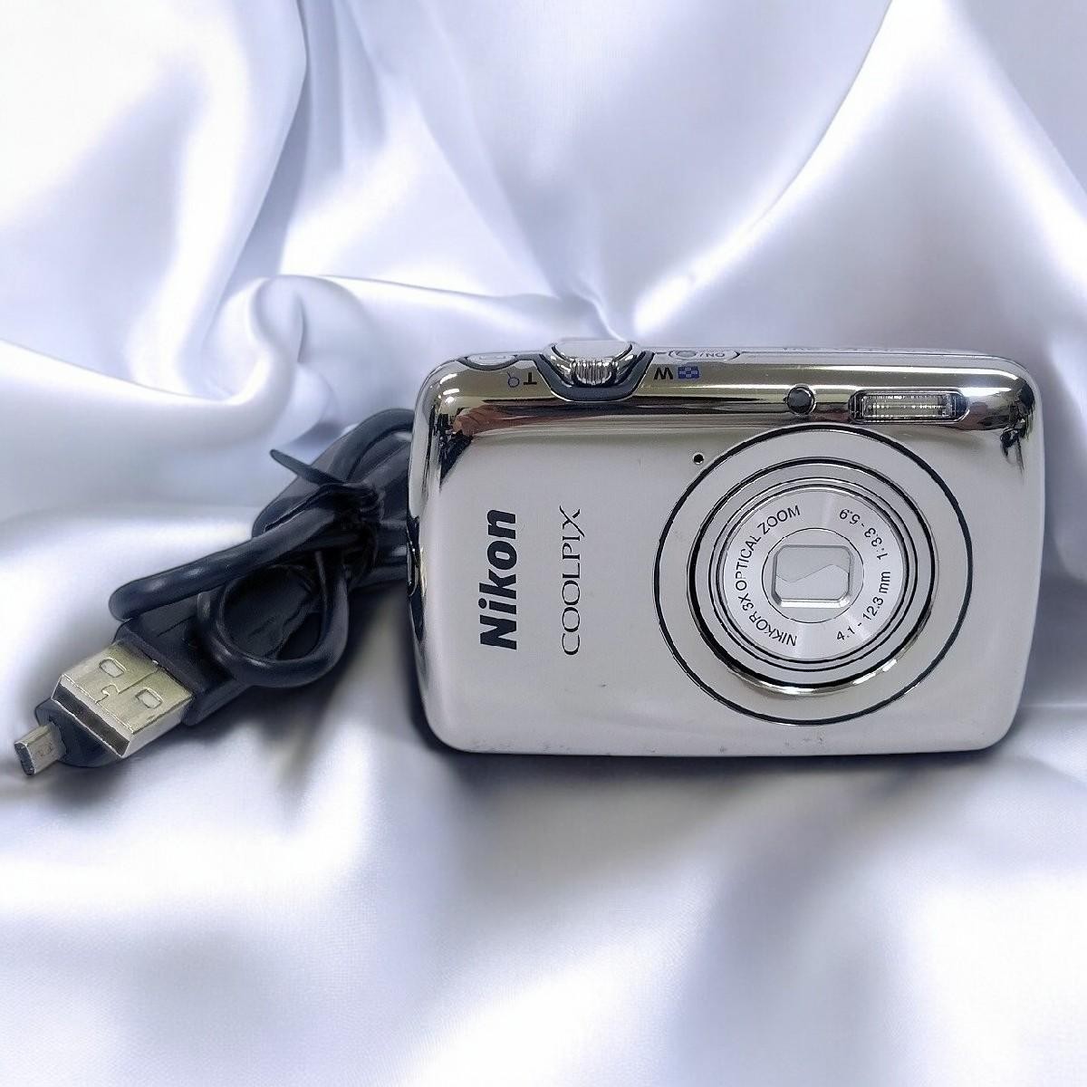 EXC+5] Nikon COOLPIX S01 Silver 10.1MP Digital Camera English