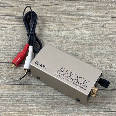 DENON AU 300LC STEP UP TRANSFORMER MC PHONO CARTRIDGE AU-300 LC | eBay