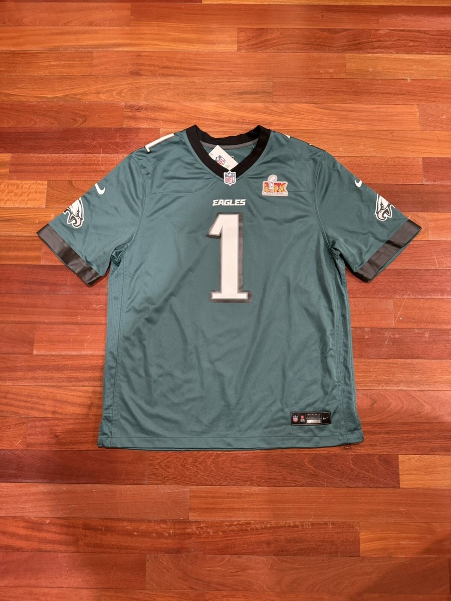Nike Jalen Hurts Midnight Green Philadelphia Eagles Super Bowl LIX