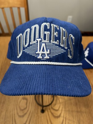 47 HITCH MENS LOS ANGELES DODGERS CORDUROY ROPE HAT SNAPBACK OSFM